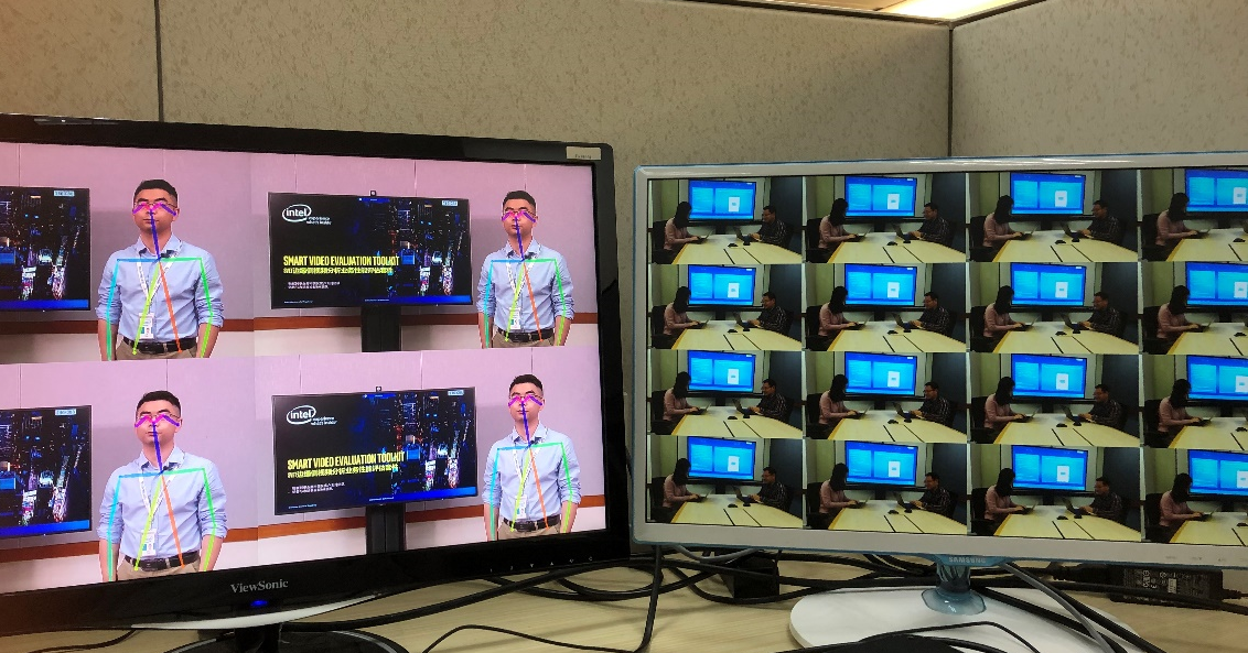 16-channel 1080p decode sessions on one display and run 16-channel  1080p decode and inference sessions on another display