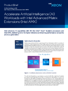 Enhance Artificial Intelligence (AI) Workloads with Built-in Accelerators