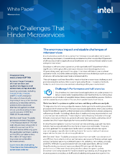 Five Challenges That Hinder Microservices