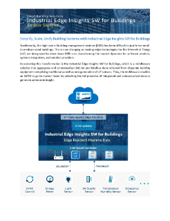 Industrial Edge Insights Software for Buildings