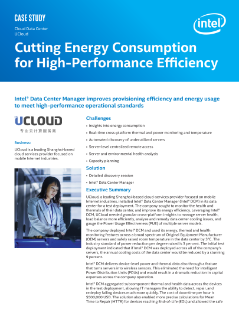 Cloud Data Center
UCloud Cutting Energy Consumption
for High-Performance Efficiency
Case Study