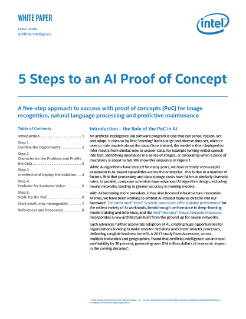 Intel’s 5 Step AI PoC Program
